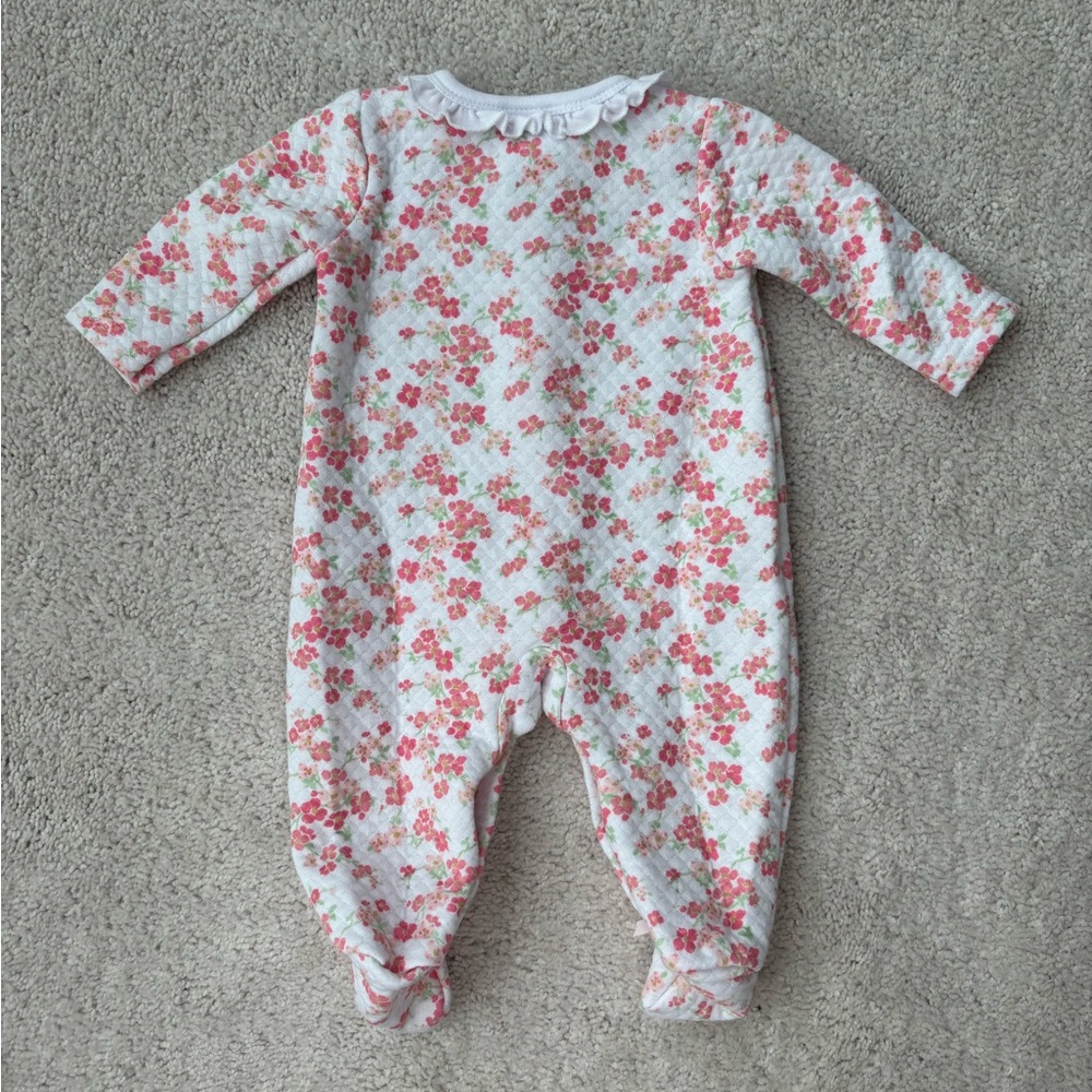 Laura Ashley Pink Floral Footie - Picture 8 of 12
